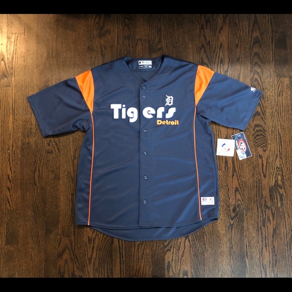blue detroit tigers jersey